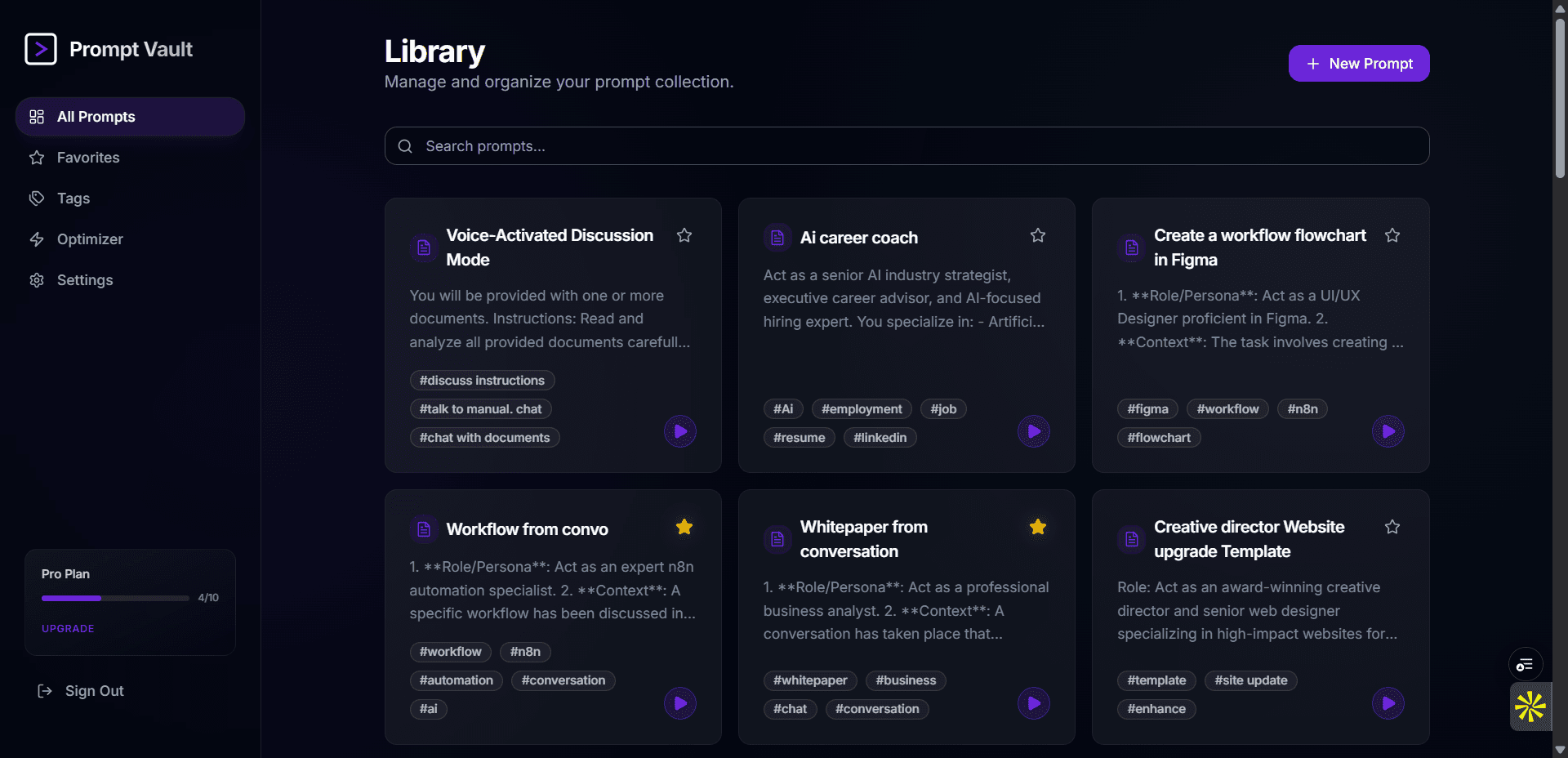 Promptor screenshot 1